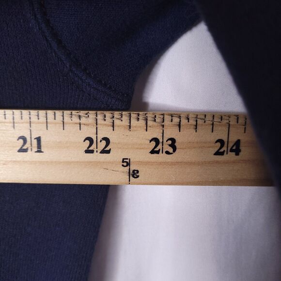 Vintage United States Navy Sweatshirt Mens Medium Navy Fleece - Picture 8 of 12